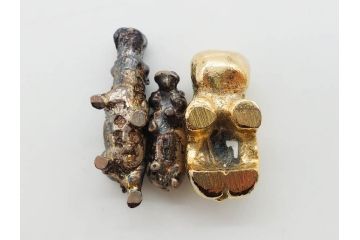 Hudson(ハドソン)　錫　925　アクセサリー　色々なデザインが楽しめるカバ小物29点セット(動物、アニマル、ピューター、ピアス、カフス、ネックレス、ブローチ、コルク栓、キーホルダー、置物、オブジェ、ディスプレイ)(R-081874)