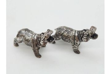 Hudson(ハドソン)　錫　925　アクセサリー　色々なデザインが楽しめるカバ小物29点セット(動物、アニマル、ピューター、ピアス、カフス、ネックレス、ブローチ、コルク栓、キーホルダー、置物、オブジェ、ディスプレイ)(R-081874)