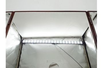 豊岡クラフト　男の三面鏡　整理スタンド　書見台　シックな雰囲気を醸し出す豊岡クラフト3点セット(Toyooka Croft、タブレット、ブック、本、マガジンラック、卓上ミラー、置き鏡)(R-081876)