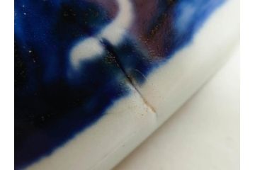 江戸〜明治期　古伊万里　錦地　色絵　高さ 約57cm　華麗な色付が美しい花瓶(松、菊、花鳥、鳳凰、人物、風景、獅子、花生、花入、花器、金彩、二尺、共箱付)(R-081878)