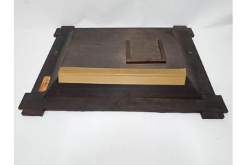 心峰　木彫　緻密でリアルな匠の技が光る立体額(遠近法応用額、壁掛け、壁飾り、古民家、ディスプレイ)(R-081880)