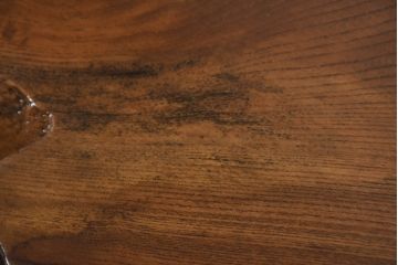 中古　美品　国産職人手作り　自然な形をそのまま活かした造りが魅力的な飾り棚(飾り台、花台、ディスプレイ)(R-081886)