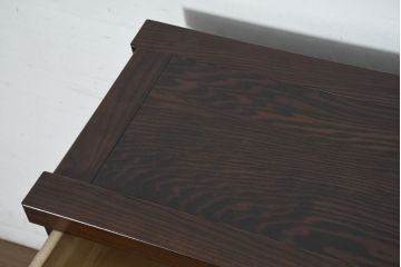 中古　民芸家具　アンティーク調の品のある佇まいが魅力的な車箪笥(和箪笥、収納たんす、整理タンス、サイドチェスト、戸棚、引き出し)(R-081890)