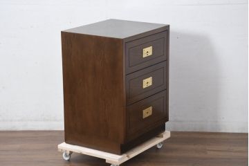 中古　カリモク家具(karimoku)　domani(ドマーニ)　Morganton(モーガントン)　上品な佇まいのドロワーチェスト(サイドチェスト、引き出し、店舗什器)(定価約17万円)(R-081892)