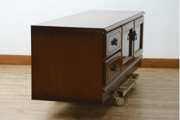 中古　カリモク家具(karimoku)　COLONIAL(コロニアル)シリーズ　カントリースタイルのお部屋におすすめなテレビボード　定価約26万円　(R-081893)