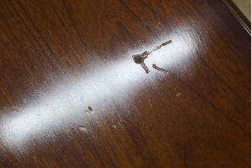 中古　カリモク家具(karimoku)　COLONIAL(コロニアル)シリーズ　カントリースタイルのお部屋におすすめなテレビボード　定価約26万円　(R-081893)