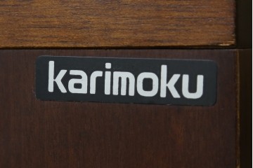 中古　カリモク家具(karimoku)　COLONIAL(コロニアル)シリーズ　カントリースタイルのお部屋におすすめなテレビボード　定価約26万円　(R-081893)