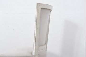 フランスアンティーク　シャビーで上品な雰囲気が魅力的なペイントチェア4脚セット(ダイニングチェア、アームレスチェア、椅子、イス、バラ売り可能)(R-081907)