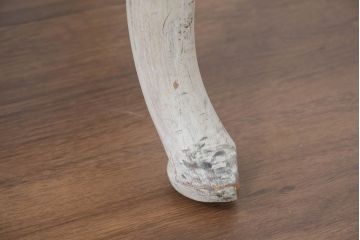 フランスアンティーク　シャビーで上品な雰囲気が魅力的な彫刻入りのアームチェア2脚セット(ダイニングチェア、サロンチェア、椅子、イス、バラ売り可能)(R-081911)