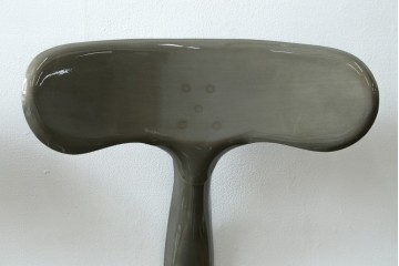 中古　美品　フランス　オールスチール製　Whale Tail(ホエールテイル・チェア)　工業用チェアの名作!　Nicolle Chair(ニコルチェア)7脚セット　定価(7脚合計)約41万円　(R-081914)