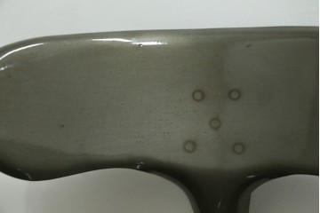 中古　美品　フランス　オールスチール製　Whale Tail(ホエールテイル・チェア)　工業用チェアの名作!　Nicolle Chair(ニコルチェア)7脚セット　定価(7脚合計)約41万円　(R-081914)
