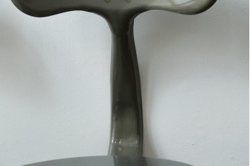 中古　美品　フランス　オールスチール製　Whale Tail(ホエールテイル・チェア)　工業用チェアの名作!　Nicolle Chair(ニコルチェア)7脚セット　定価(7脚合計)約41万円　(R-081914)