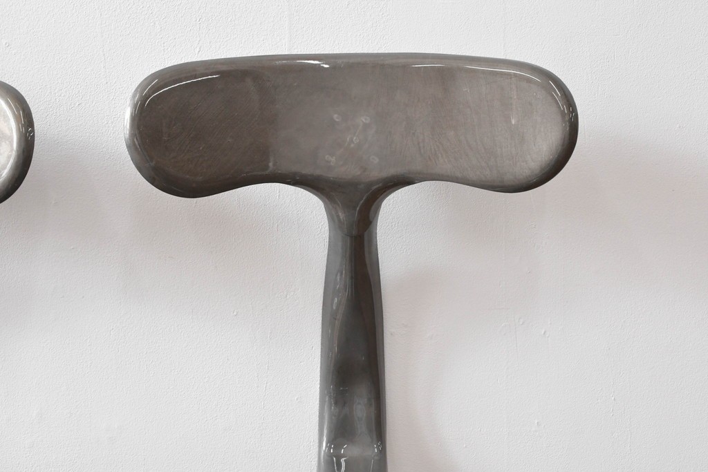 中古　フランス　オールスチール製　Whale Tail(ホエールテイル・チェア)　工業用チェアの名作!　Nicolle Chair(ニコルチェア)5脚セット　定価(5脚合計)約29万円　(R-081915)