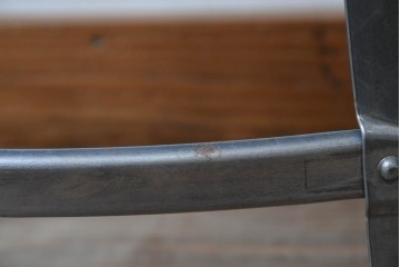 中古　フランス　オールスチール製　Whale Tail(ホエールテイル・チェア)　工業用チェアの名作!　Nicolle Chair(ニコルチェア)5脚セット　定価(5脚合計)約29万円　(R-081915)