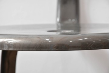 中古　フランス　オールスチール製　Whale Tail(ホエールテイル・チェア)　工業用チェアの名作!　Nicolle Chair(ニコルチェア)5脚セット　定価(5脚合計)約29万円　(R-081915)