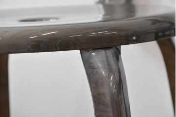 中古　フランス　オールスチール製　Whale Tail(ホエールテイル・チェア)　工業用チェアの名作!　Nicolle Chair(ニコルチェア)5脚セット　定価(5脚合計)約29万円　(R-081915)