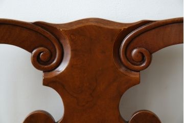 中古　美品　最高級アメリカ家具ブランド　JOHN WIDDICOMB(ジョン・ウィディコム)　マホガニー材　格式高い空間を演出するダイニングチェア6脚セット(アームレスチェア、ダイニングチェア、椅子、イス、バラ売り可能)(定価6脚で約144万円)(R-081917)