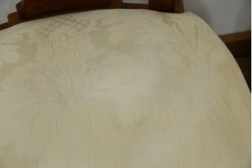 中古　美品　最高級アメリカ家具ブランド　JOHN WIDDICOMB(ジョン・ウィディコム)　マホガニー材　格式高い空間を演出するダイニングチェア6脚セット(アームレスチェア、ダイニングチェア、椅子、イス、バラ売り可能)(定価6脚で約144万円)(R-081917)