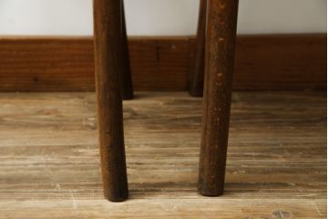 ヨーロッパアンティーク　曲げ木の美しいラインが魅力的なベントウッドチェア2脚セット(ダイニングチェア、板座チェア、イス、椅子、バラ売り可能)(R-081919)