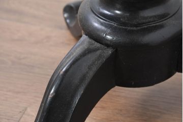フランスアンティーク　猫脚がクラシカルな雰囲気を引き立てる回転スツール(ピアノスツール、丸椅子、イス、回転チェア)(R-081927)