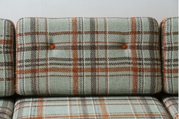 中古　美品　ACME Furniture(アクメ ファニチャー)　JETTY(ジェッティ)　色味や柄のバランスがおしゃれな3Pソファ　定価約40万円　(R-081928)