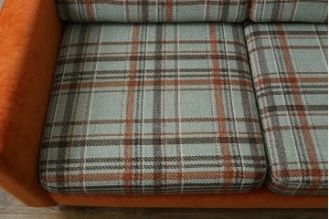 中古　美品　ACME Furniture(アクメ ファニチャー)　JETTY(ジェッティ)　色味や柄のバランスがおしゃれな3Pソファ　定価約40万円　(R-081928)