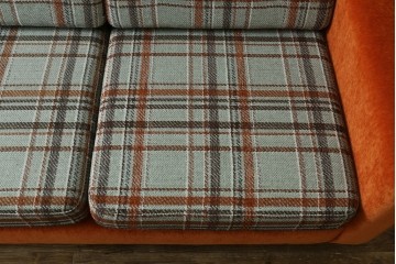 中古　美品　ACME Furniture(アクメ ファニチャー)　JETTY(ジェッティ)　色味や柄のバランスがおしゃれな3Pソファ　定価約40万円　(R-081928)