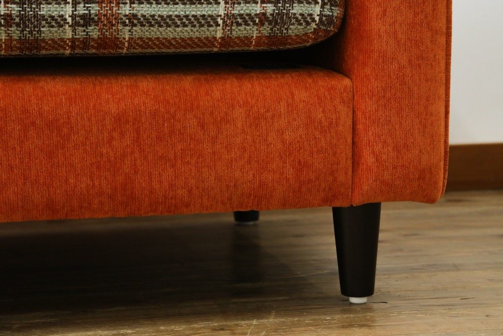 中古　美品　ACME Furniture(アクメ ファニチャー)　JETTY(ジェッティ)　色味や柄のバランスがおしゃれな3Pソファ　定価約40万円　(R-081928)