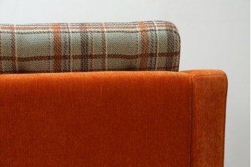中古　美品　ACME Furniture(アクメ ファニチャー)　JETTY(ジェッティ)　色味や柄のバランスがおしゃれな3Pソファ　定価約40万円　(R-081928)