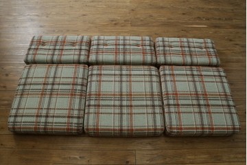 中古　美品　ACME Furniture(アクメ ファニチャー)　JETTY(ジェッティ)　色味や柄のバランスがおしゃれな3Pソファ　定価約40万円　(R-081928)