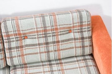 中古　美品　ACME Furniture(アクメ ファニチャー)　JETTY(ジェッティ)　色味や柄のバランスがおしゃれな3Pソファ(3人掛けソファ、三人掛け、トリプルソファ)(定価約40万円)(R-081928)
