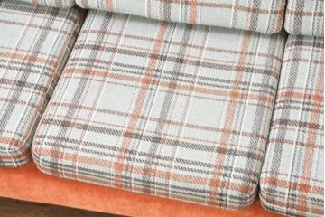 中古　美品　ACME Furniture(アクメ ファニチャー)　JETTY(ジェッティ)　色味や柄のバランスがおしゃれな3Pソファ(3人掛けソファ、三人掛け、トリプルソファ)(定価約40万円)(R-081928)