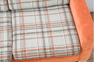 中古　美品　ACME Furniture(アクメ ファニチャー)　JETTY(ジェッティ)　色味や柄のバランスがおしゃれな3Pソファ(3人掛けソファ、三人掛け、トリプルソファ)(定価約40万円)(R-081928)