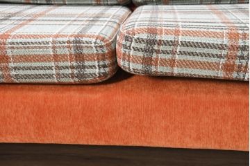 中古　美品　ACME Furniture(アクメ ファニチャー)　JETTY(ジェッティ)　色味や柄のバランスがおしゃれな3Pソファ(3人掛けソファ、三人掛け、トリプルソファ)(定価約40万円)(R-081928)