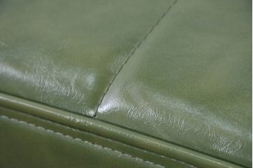 中古　美品　UP TOWN FURNITURE(アップタウン・ファニチャー)　PULLEY(プーリー)　合皮　レトロな色使いがおしゃれな2人掛けカウチソファ(二人掛け、2Pソファ、コーナーソファ)(R-081930)