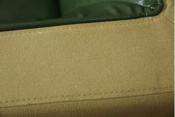 中古　美品　UP TOWN FURNITURE(アップタウン・ファニチャー)　PULLEY(プーリー)　合皮　レトロな色使いがおしゃれな2人掛けカウチソファ　(R-081930)