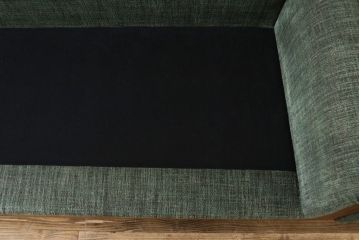 中古　美品　ACME Furniture(アクメ ファニチャー)　 WINDAN SOFA(ウィンダンソファ)　ファブリックに包まれた木のフレームが珍しい2.5人掛けソファ(2P、2.5P、3P、2人掛け、2.5人掛け、3人掛け)(定価約23万円)(R-081932)