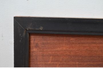 アンティーク建具　竹と菊の図柄が素敵な彫刻欄間1枚(明かり取り、明り取り)(R-081955)