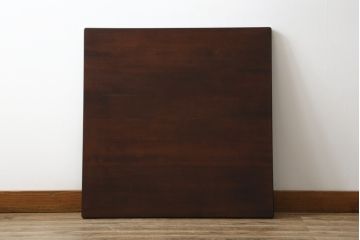 和製ヴィンテージ　松本民芸家具　深みのある色合いのこたつ天板1枚(DIY、テーブル天板、コタツ板、テーブルトップ、ヴィンテージ)(R-081969)