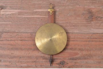 和製アンティーク　堀田時計店　TRADE MARK(トレードマーク)　N.H.T　CROWN CLOCK　クラシカルな佇まいが魅力の振り子時計(掛け時計、古時計、柱時計)(R-081976)