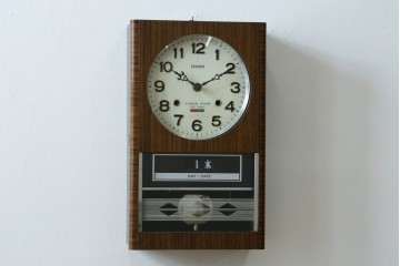 和製ビンテージ　CITIZEN(シチズン)　30DAY　昭和レトロな雰囲気漂う掛け時計　(R-081981)