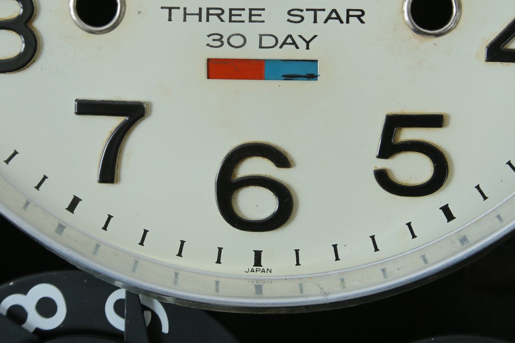 和製ビンテージ　CITIZEN(シチズン)　30DAY　昭和レトロな雰囲気漂う掛け時計　(R-081981)