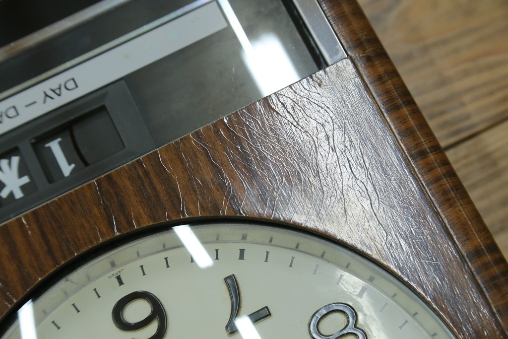 和製ビンテージ　CITIZEN(シチズン)　30DAY　昭和レトロな雰囲気漂う掛け時計　(R-081981)