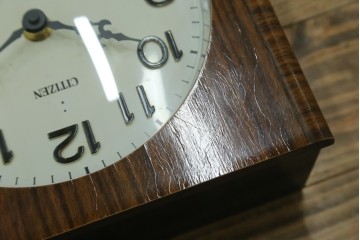 和製ビンテージ　CITIZEN(シチズン)　30DAY　昭和レトロな雰囲気漂う掛け時計　(R-081981)