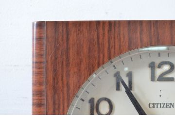 和製ビンテージ　CITIZEN(シチズン)　30DAY　昭和レトロな雰囲気漂う掛け時計(振り子時計、古時計、柱時計、ヴィンテージ)(R-081981)