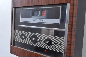 和製ビンテージ　CITIZEN(シチズン)　30DAY　昭和レトロな雰囲気漂う掛け時計(振り子時計、古時計、柱時計、ヴィンテージ)(R-081981)