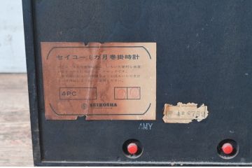 和製ビンテージ　精工舎(SEIKO、セイコー)　30DAY　昭和レトロ　ノスタルジックな雰囲気を纏った掛け時計(振り子時計、古時計、柱時計、ヴィンテージ)(R-081982)
