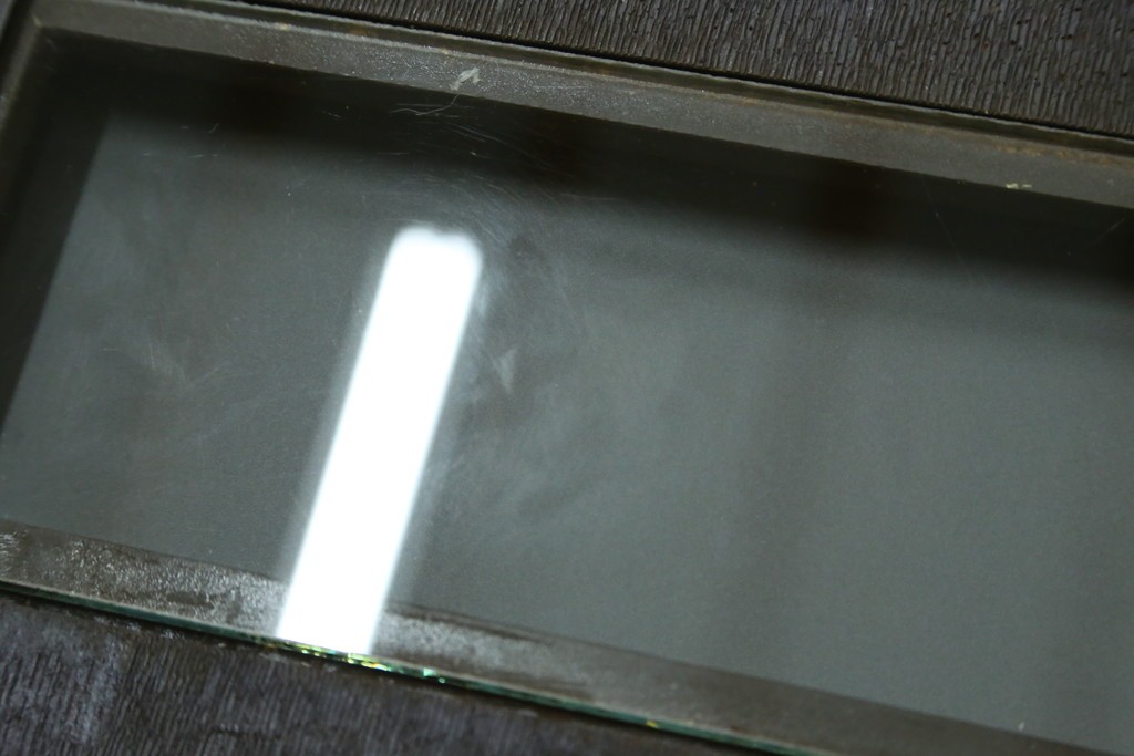 和製アンティーク　森永エンゼルストア　木彫り　昭和レトロな空間演出におすすめの彫刻看板　(R-081993)