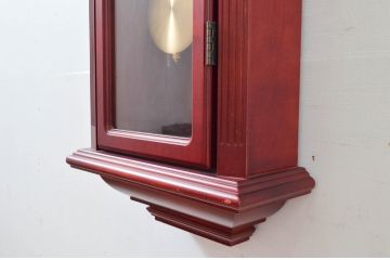 中古　BULOVA(ブローバ)　Bulova Tatianna Wall Chimes Clock(タチアナチャイムウォールクロック)　C3381　色味の美しいグランドファーザークロック(柱時計、掛け時計、古時計、振り子時計)(R-081994)