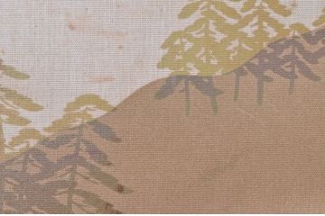 中古　美品　和の趣あふれる組子入りガラス帯戸4枚セット(引き戸、建具)(R-081996)